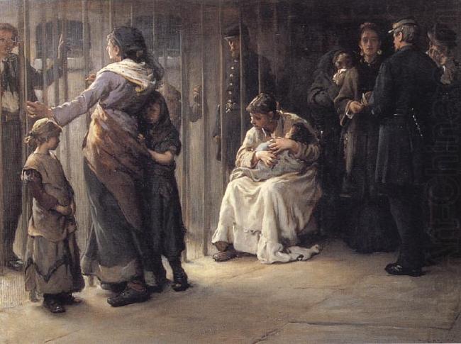 Frank Holl Newgate-Committed for trial china oil painting image